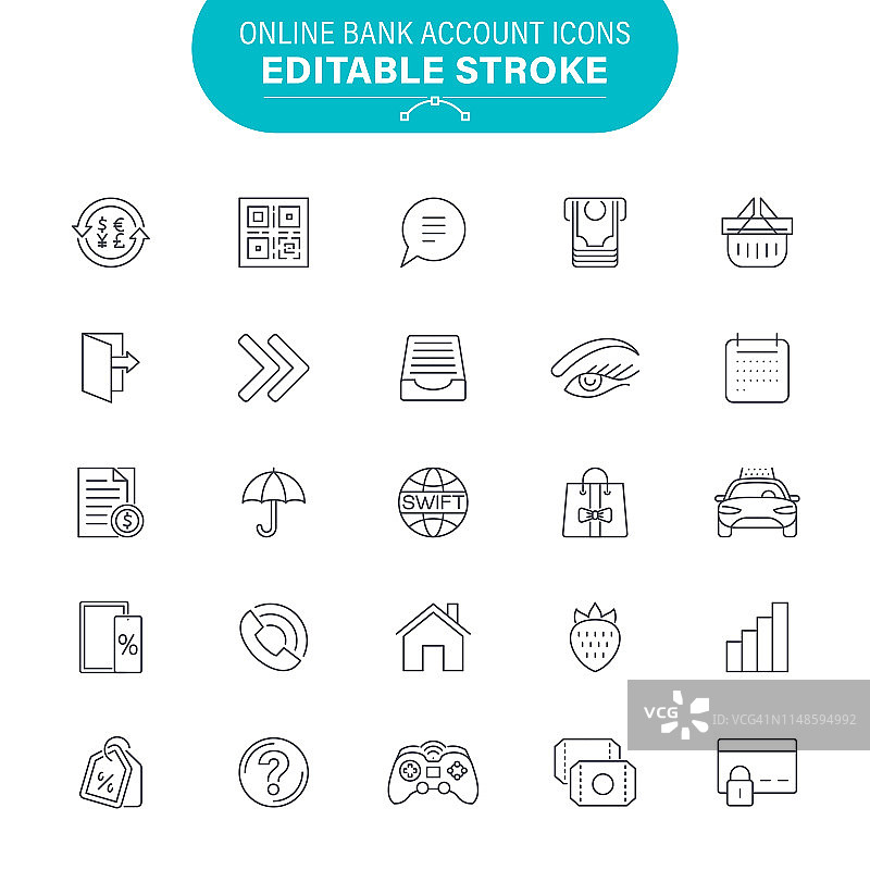 在线银行图标图片素材