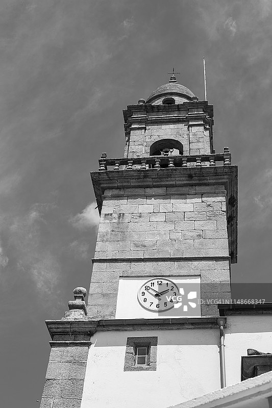 圣地亚哥德福斯教堂钟楼图片素材