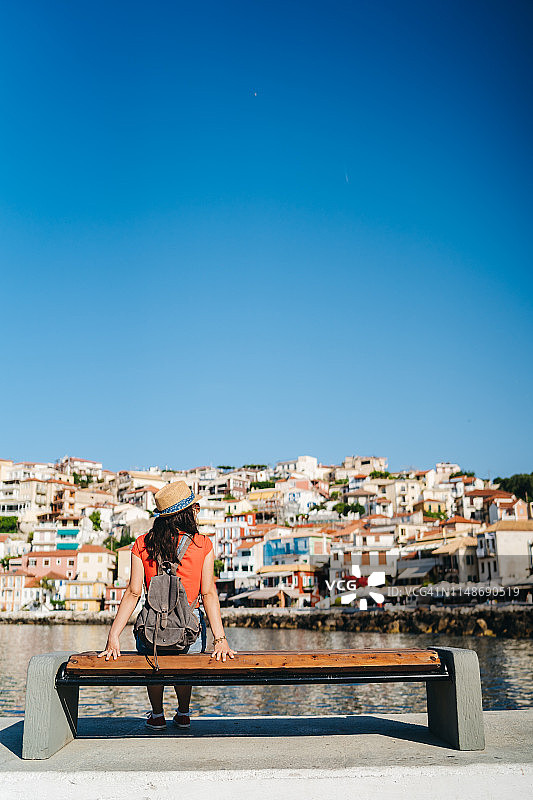 欣赏沿海城镇建筑图片素材