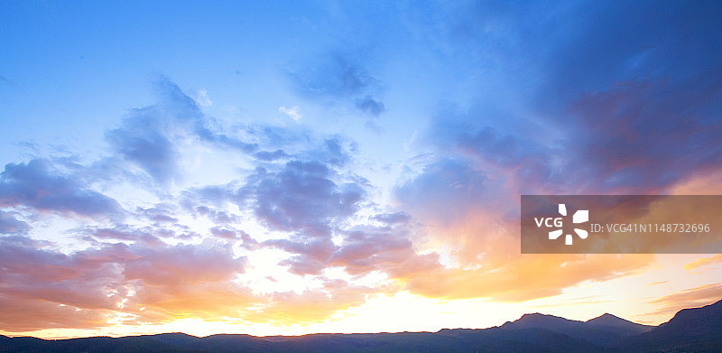 金色日落背景图片素材