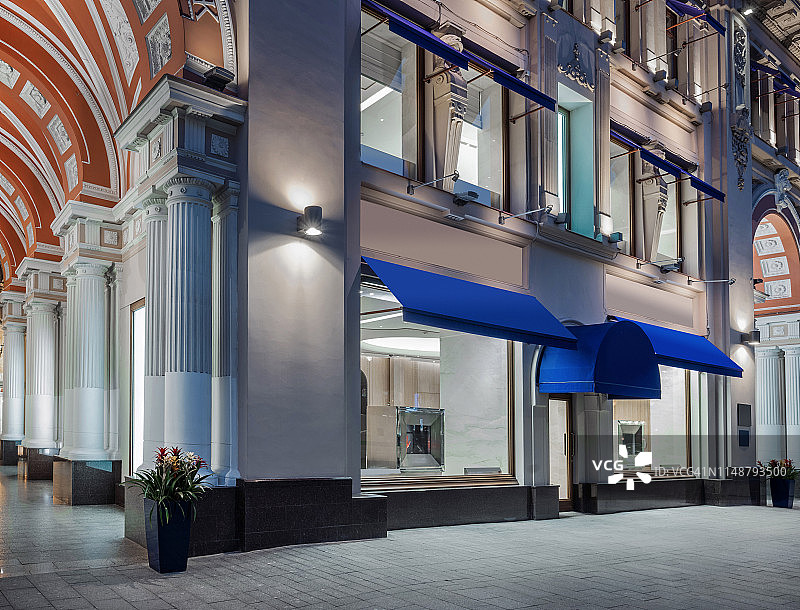 莫斯科的珠宝店外观图片素材