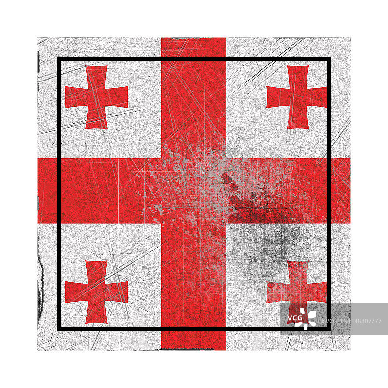 旧佐治亚州旗图片素材