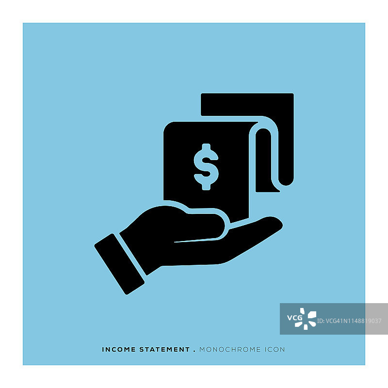 利润表单色图标图片素材