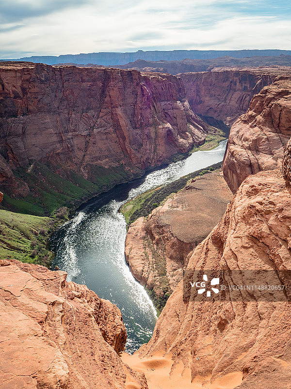 美国马蹄湾：亚利桑那州大峡谷附近的著名景点图片素材