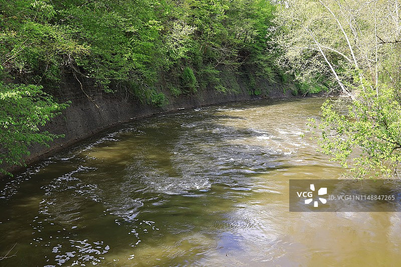 河流弯道图片素材