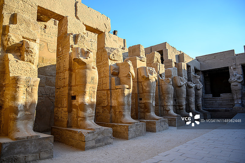 埃及卡纳克神庙古遗址图片素材
