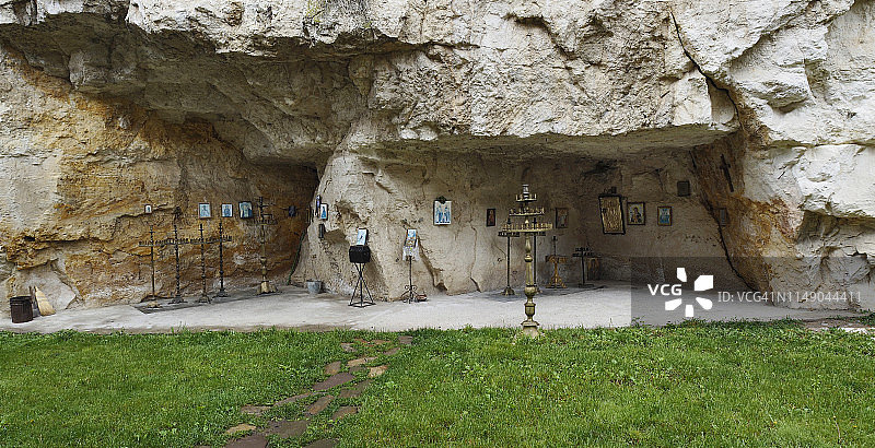 巴萨尔博沃修道院景观，保加利亚（系列的一部分）图片素材