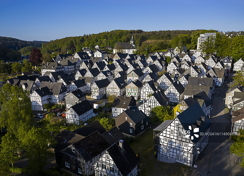 日出时的弗伊登贝格图片素材