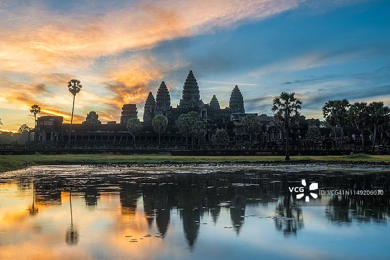 吴哥寺日出图片素材
