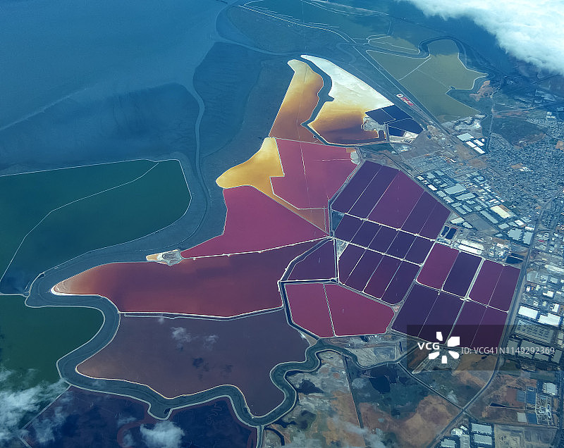 盐蒸发池2图片素材