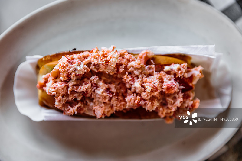 龙虾卷，加拿大在加拿大受欢迎的菜肴图片素材