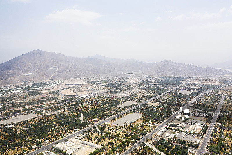 麦加的阿拉法特平原和阿拉法特山景观图片素材