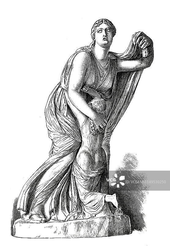 古典希腊，尼俄柏女神图片素材