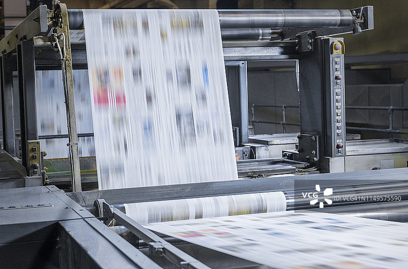 报纸印刷图片素材