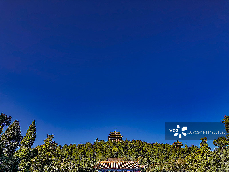 北京景山公园图片素材