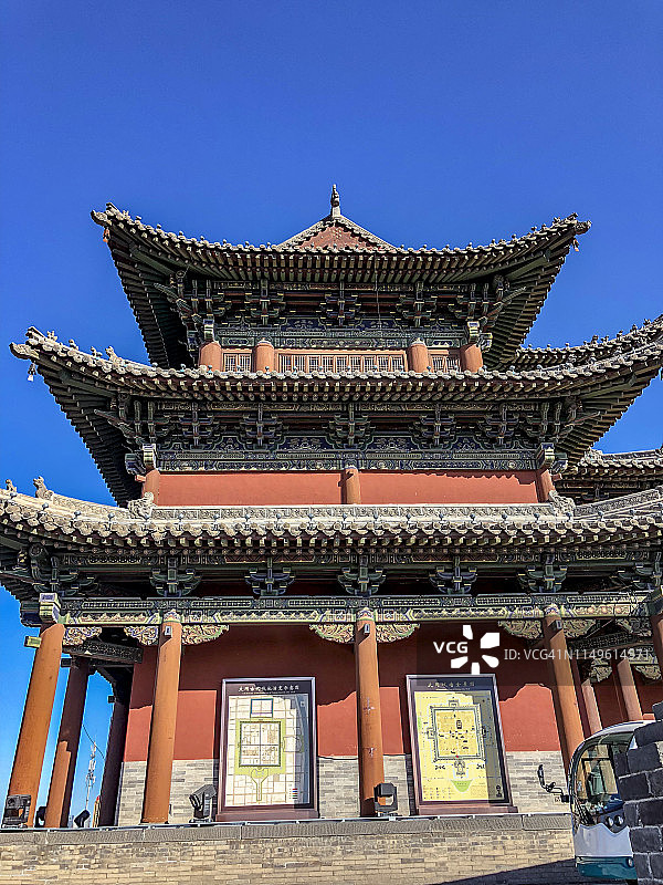 大同城墙的永宁门图片素材