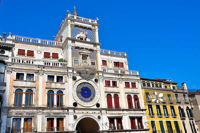 意大利威尼斯塔钟图片素材