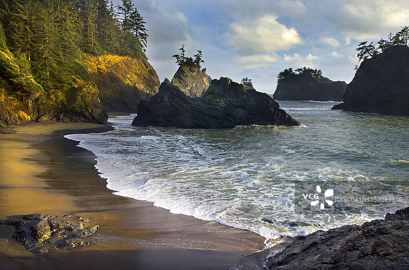 壮丽的俄勒冈海岸图片素材