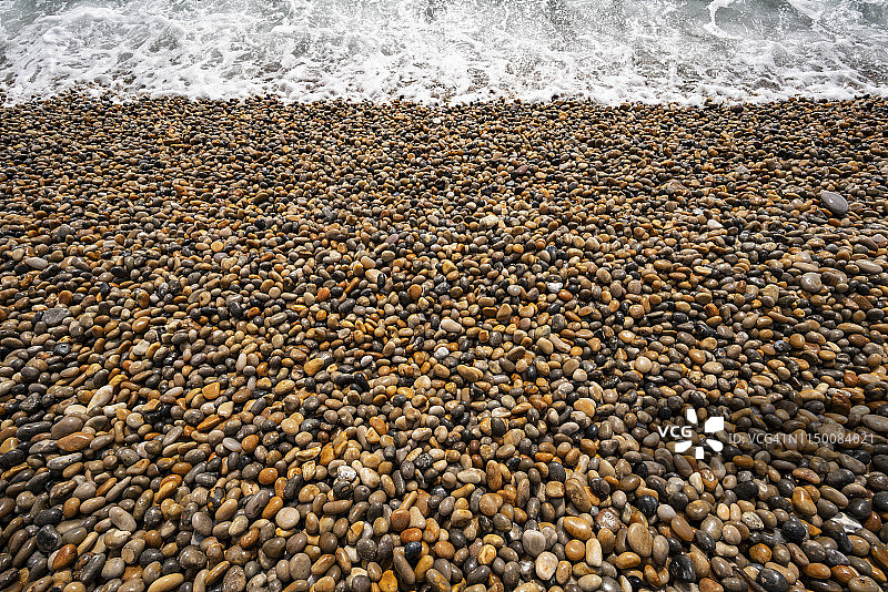 英国多塞特郡的奇西尔海滩图片素材