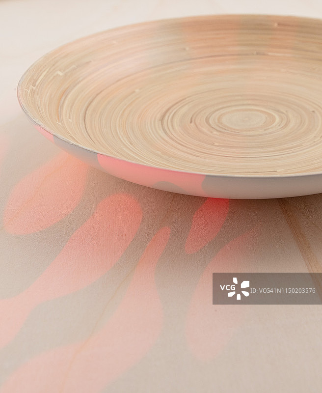 竹制拼盘图片素材