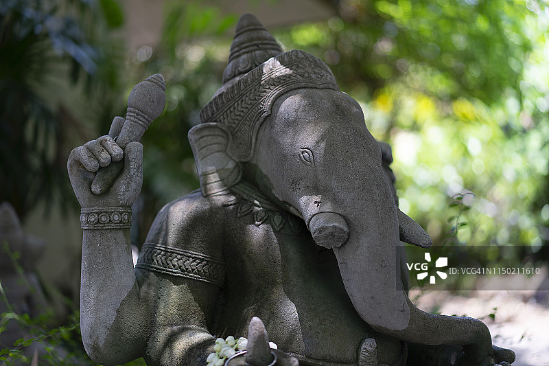 石雕象头神：印度成功之神图片素材