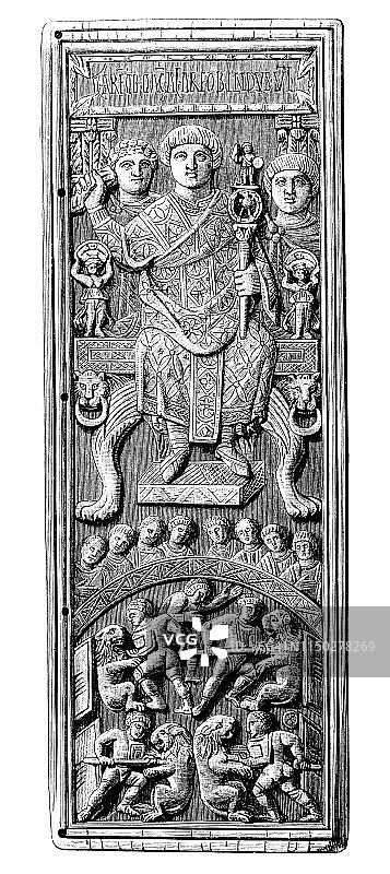 弗拉维乌斯·阿雷奥宾杜斯·达加拉伊普斯·阿雷奥宾杜斯图片素材