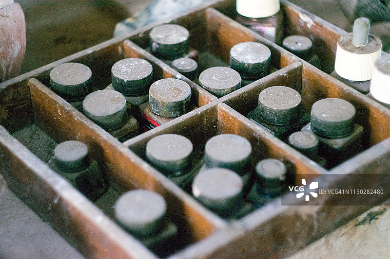 老式墨水瓶图片素材