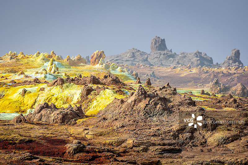 达洛尔的奇异地貌图片素材