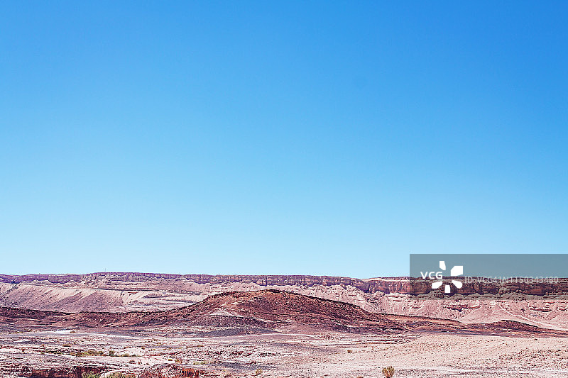 内盖夫沙漠拉蒙陨石坑图片素材