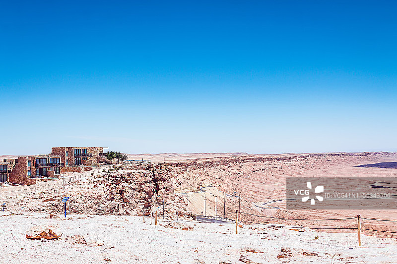 内盖夫沙漠拉蒙陨石坑图片素材