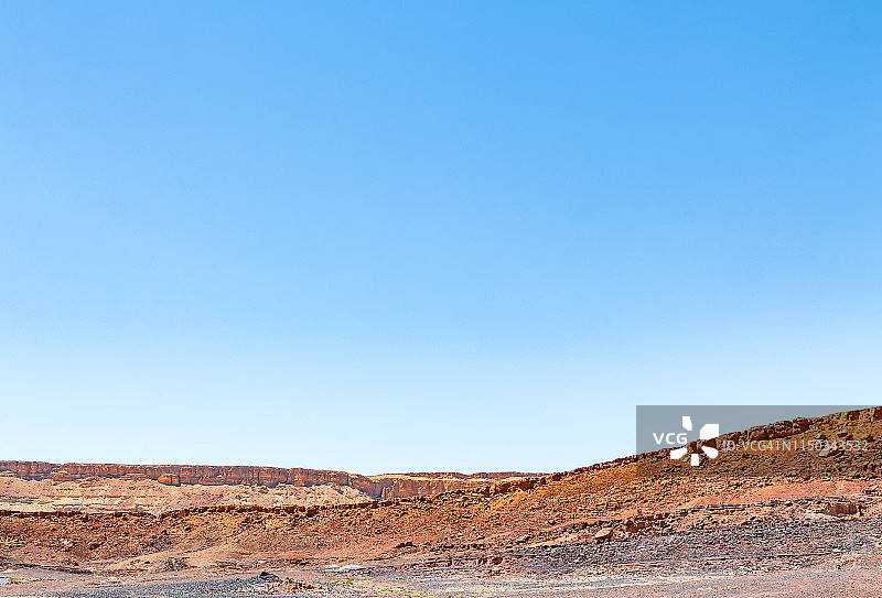 内盖夫沙漠拉蒙陨石坑图片素材