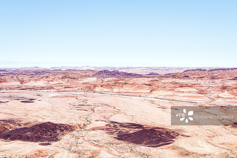 内盖夫沙漠马赫什特什·拉蒙全景图片素材