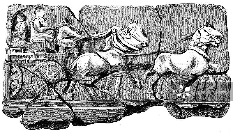 凯尔特马车图片素材