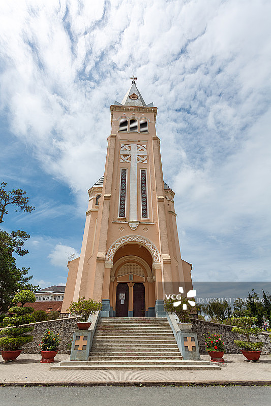 大叻座堂（公鸡教堂），越南林同省大叻市图片素材