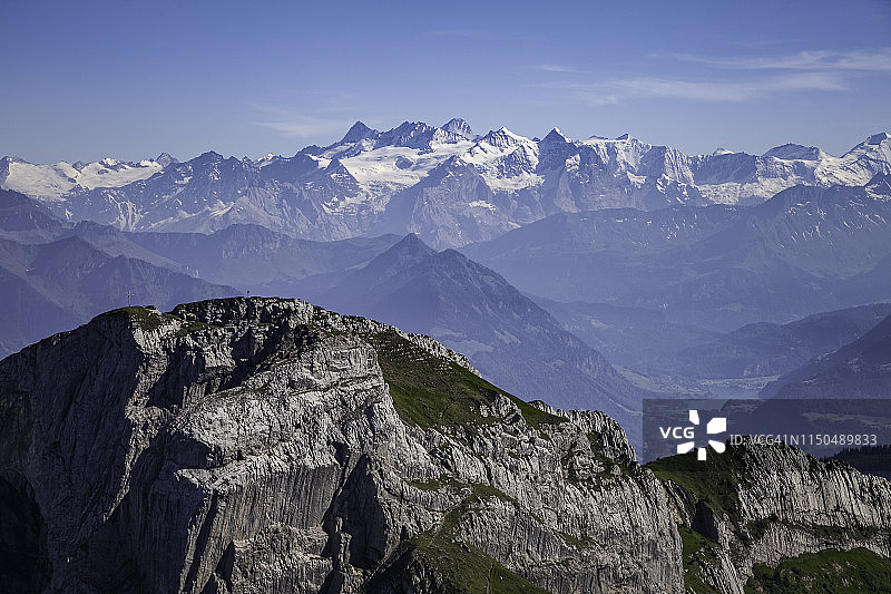 瑞士阿尔卑斯山图片素材