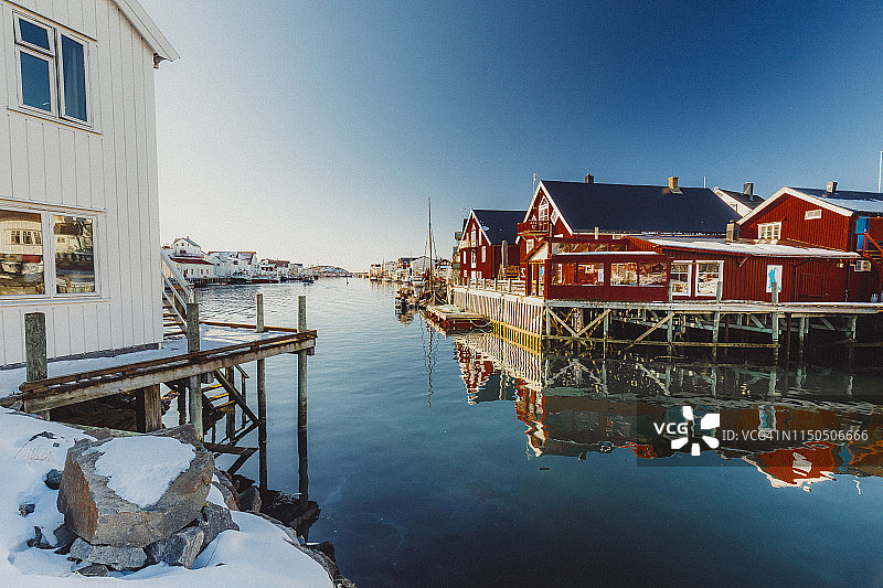 亨宁斯韦尔村庄图片素材