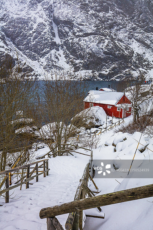 努斯峡湾弗拉克stad图片素材