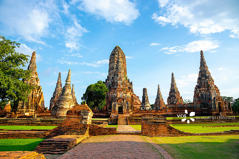 泰国大城府柴瓦塔那兰寺 世界遗产图片素材