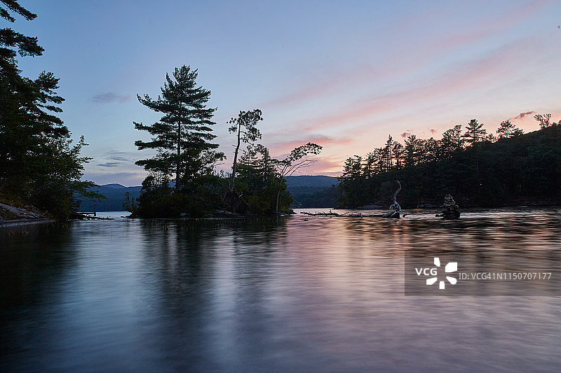 海岛日落图片素材