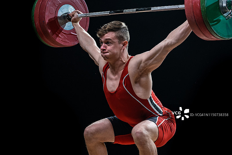 男人举杠铃图片素材