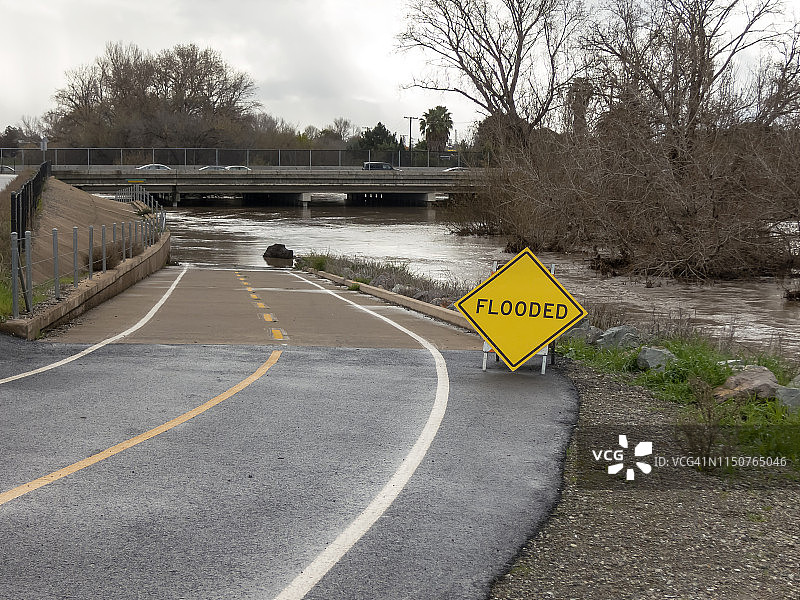 河流洪水 4图片素材