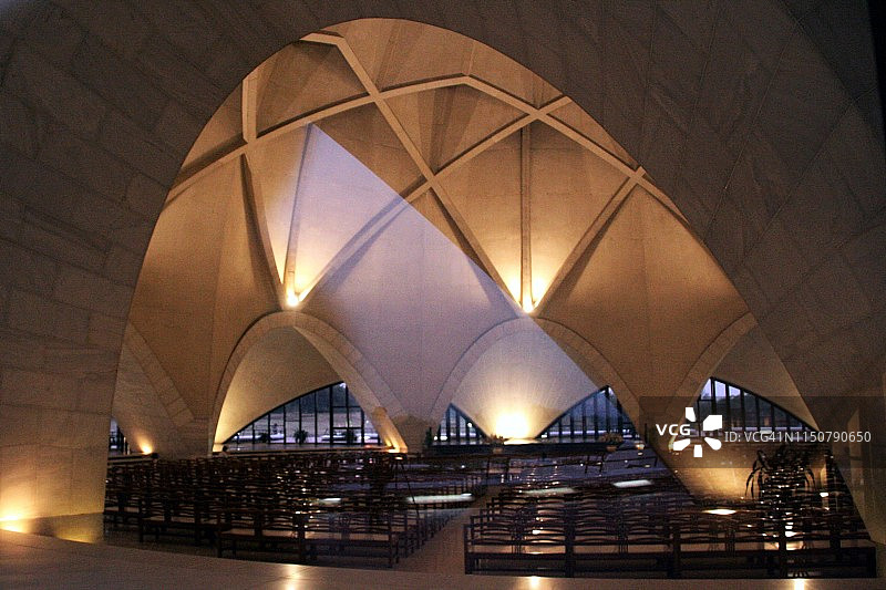 夜晚的莲花寺图片素材