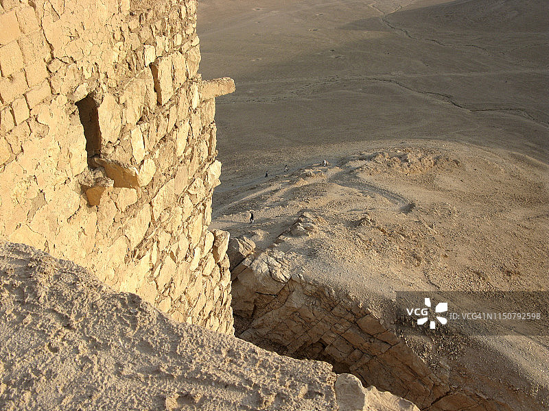 巴尔米拉城堡古墙图片素材