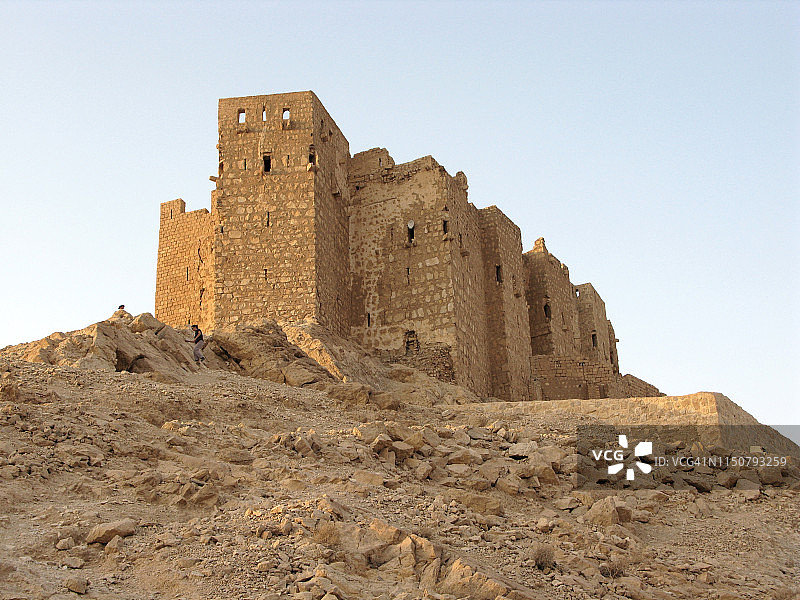 叙利亚的巴尔米拉城堡图片素材