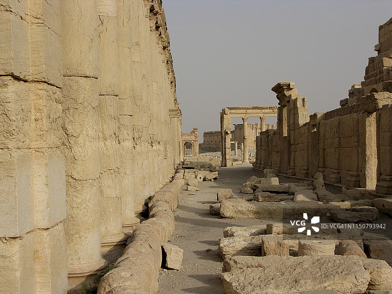 叙利亚巴尔米拉贝尔神庙图片素材