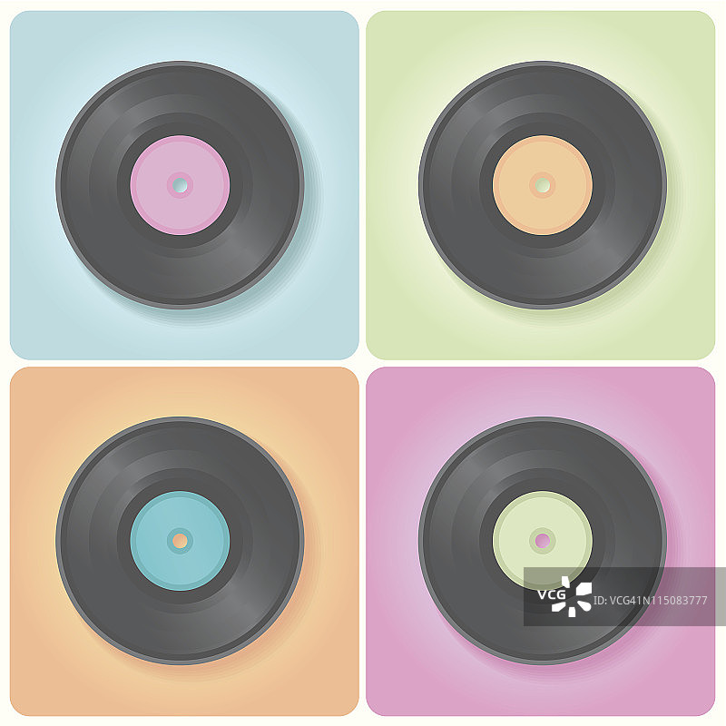 黑胶唱片图片素材