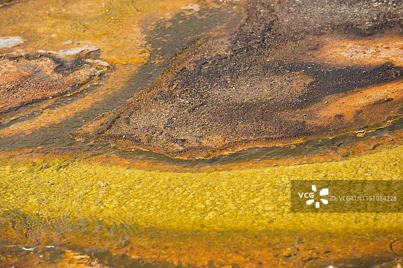 中途间歇泉盆地图片素材