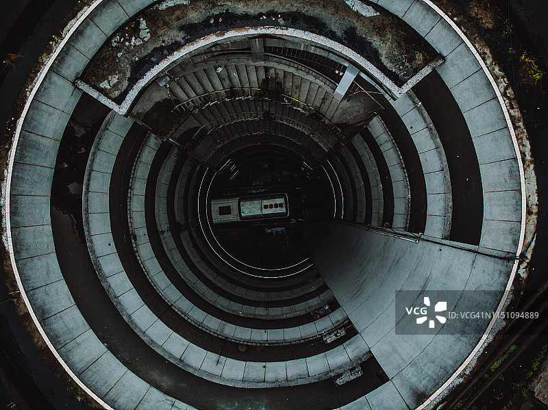 重庆废弃的汽车旅馆图片素材