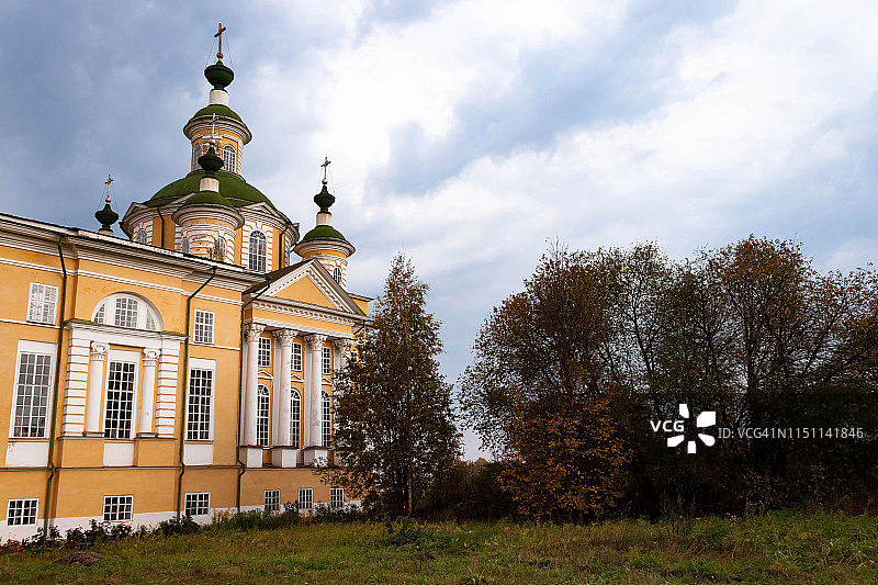 俄罗斯沃洛格达州托特马救世主-苏莫林修道院主升天大教堂图片素材