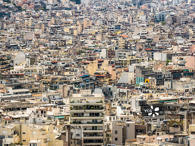 雅典城市天际线图片素材